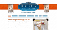 Desktop Screenshot of nichollsicecream.co.uk